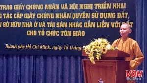 cấp giấy chứng nhận quyền sử dụng đất cho tổ chức, cơ sở tôn giáo
