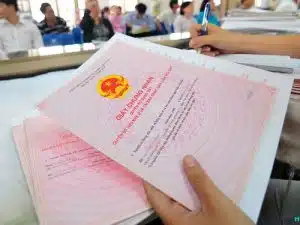 giấy chứng nhận quyền sử dụng đất