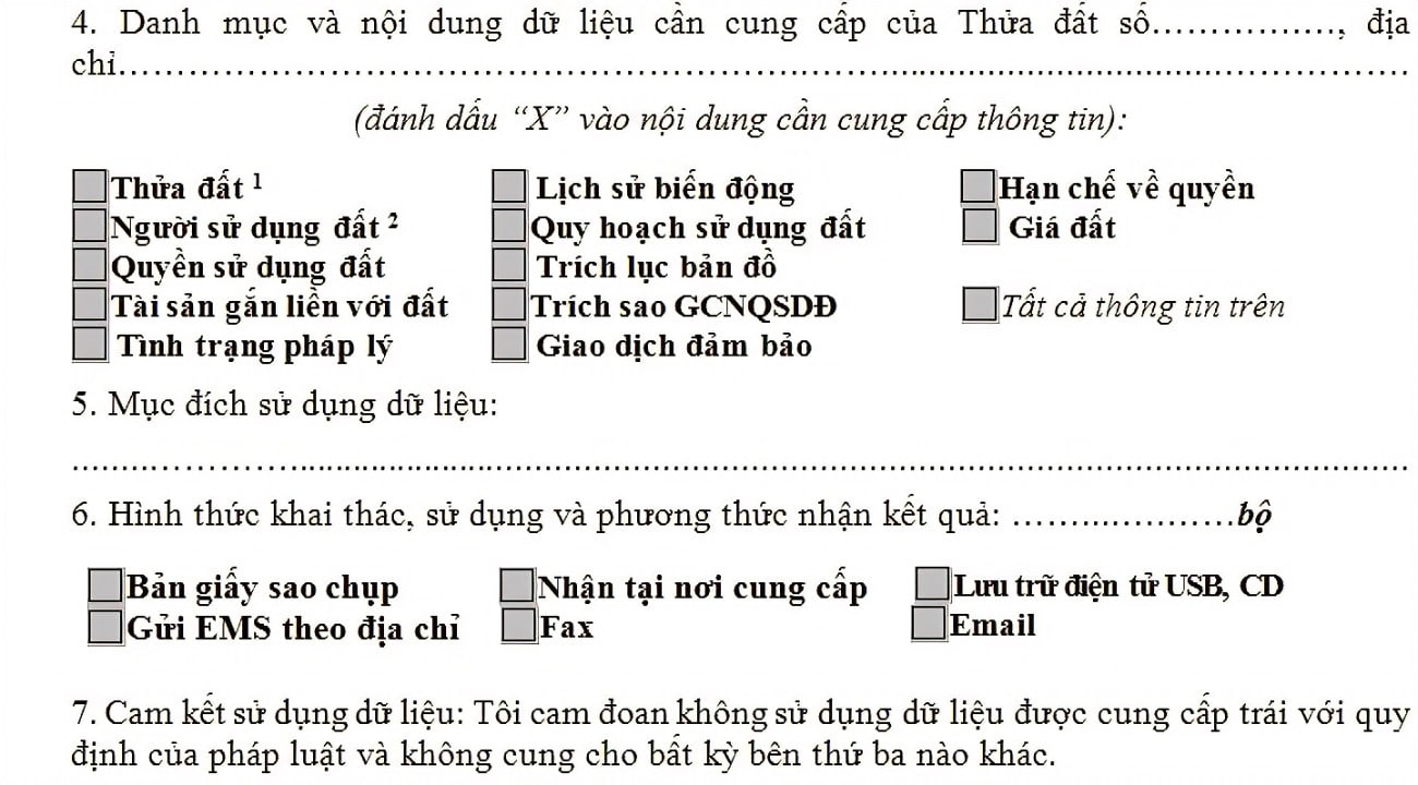 Ai có thể yêu cầu cung cấp thông tin đất đai? Thực hiện khai thác thông tin đất đai như thế nào? (2022)
