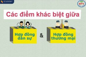 Phân biệt hợp đồng dân sự và hợp đồng kinh doanh thương mại