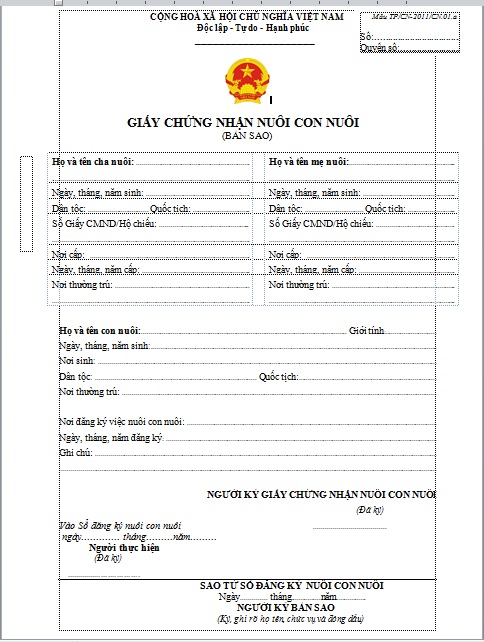 Hồ sơ thủ tục đăng ký nhận nuôi con nuôi được thực hiện như thế nào? Để nhận nuôi con nuôi thì cần phải có sự đồng ý của những người liên quan hay không không?